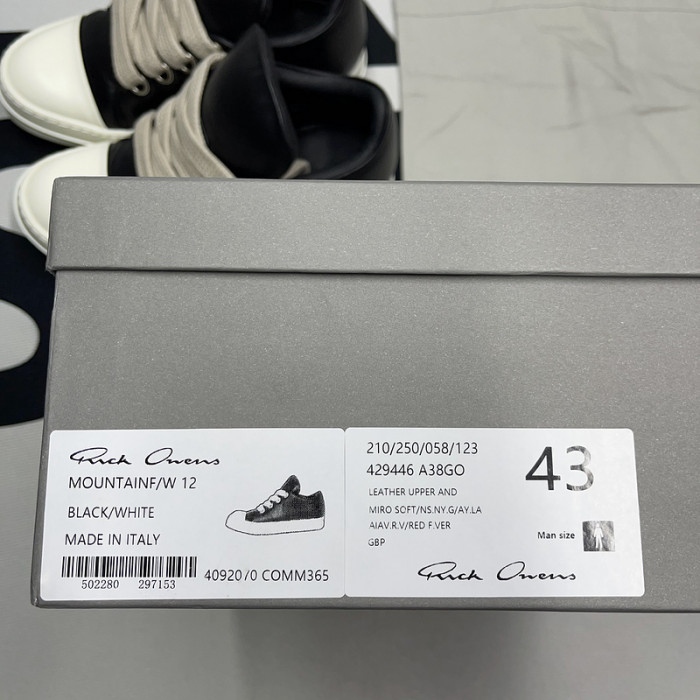 rick owens sneakers