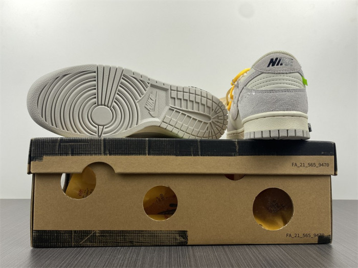 nike dunk low o-w lot 39 dj0950-109
