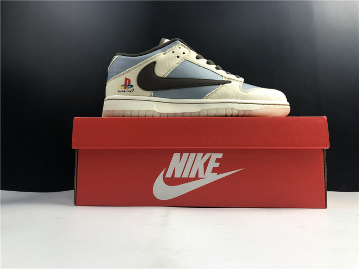 travis scott x playstation x nk sb dunk low cu1726-800