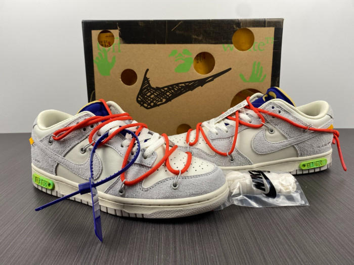 nike dunk low o-w lot 13 dj0950-110