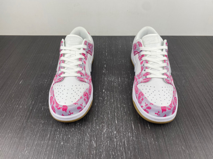 nike sb dunk low white rose red gum ct5053-061