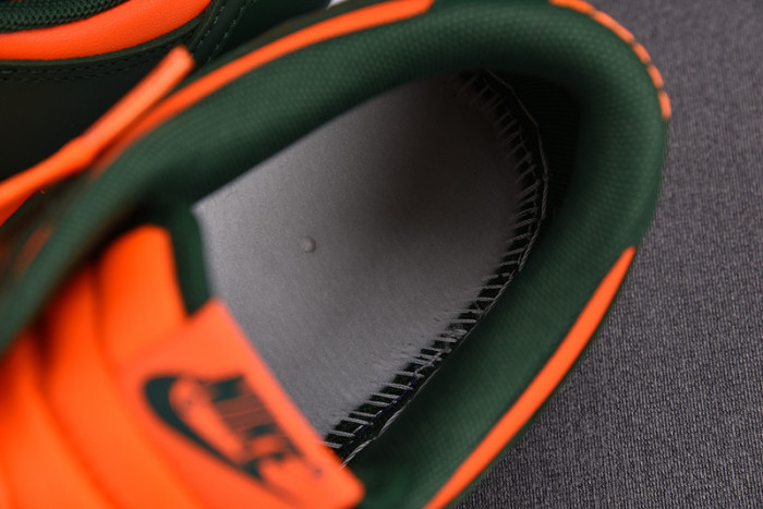 nike dunk low miami hurricanes dd1391-300