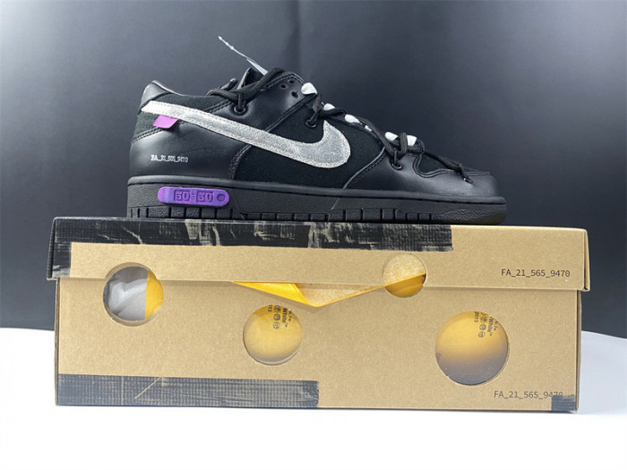nike dunk low o-w lot 50 dm1602-001