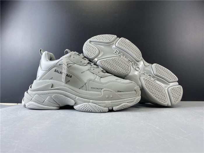 blcg sneaker triple.s.gomma grey black 536737 w2fa1 1210