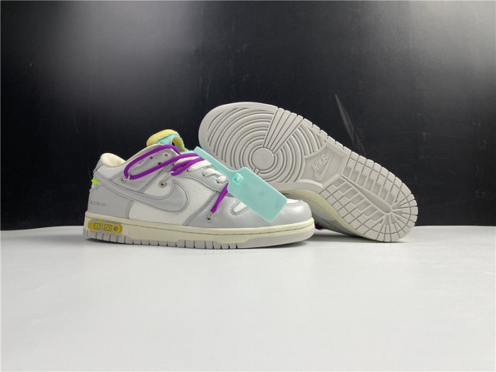 nike dunk low o-w lot 21 dm1602-100