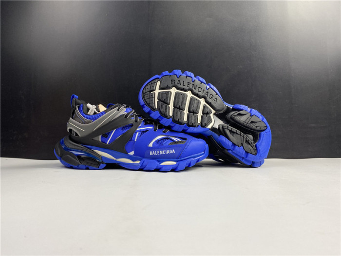 Ba*len*cia*ga track trainer blue and black 542436 w3ac1 2047