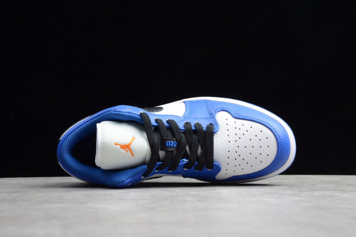 air jordan 1 low hyper royal orange peel 553558-401