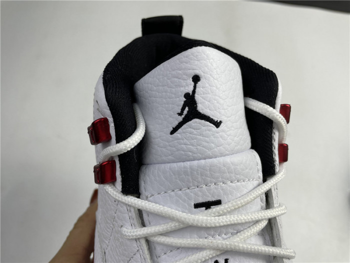 air jordan 12 twist white university red ct8013-106