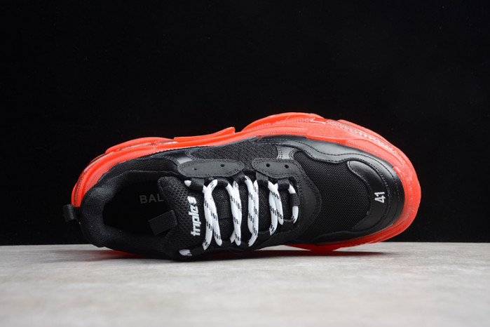blcg sneaker triple.s.gomma rouge blanc noir